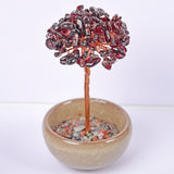 Crystal chips money tree 7 chakras life tree