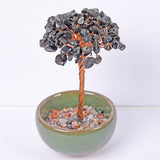 Crystal chips money tree 7 chakras life tree