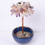 Crystal chips money tree 7 chakras life tree