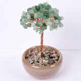 Crystal chips money tree 7 chakras life tree