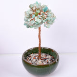 Crystal chips money tree 7 chakras life tree
