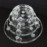 【7 Chakra sphere holder】glass 7 Chakra sphere holder
