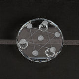 【7 Chakra sphere holder】glass 7 Chakra sphere holder