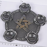 【5 Chakra sphere holder】resine 5 Chakra sphere holder