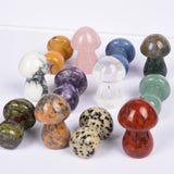 【crystal mushroom  ∅23*36mm】nature crystal Mushroom figurine statue