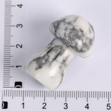 【crystal mushroom  ∅23*36mm】nature crystal Mushroom figurine statue