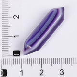 【double point ∅8*30mm】nature quartz double point Hexagonal section