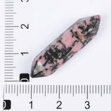 【double point ∅8*30mm】nature quartz double point Hexagonal section