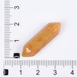【double point ∅8*30mm】nature quartz double point Hexagonal section
