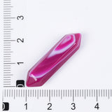 【double point ∅8*30mm】nature quartz double point Hexagonal section