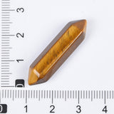 【double point ∅8*30mm】nature quartz double point Hexagonal section