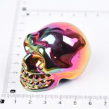 【Aura glass skull-big】Aura K9 Crystal Skulls Folk Crafts
