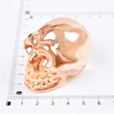 【Aura glass skull-big】Aura K9 Crystal Skulls Folk Crafts