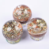 Pyrite Garden quartz sphere