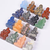 Natural crystal carving mini small size fairy carvings
