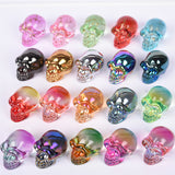 【Aura glass skull-small】Aura K9 Crystal Skulls Folk Crafts