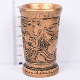 Egyptian pharaoh sphere holder for crystal spheres decoration