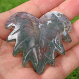 The leaf carving