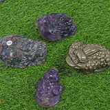 Dragon turtle and money frog carving