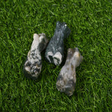 Moss agate women body carvings