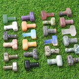 carved Semi-Precious Stone Crafts natural crystals hammer