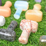 carved Semi-Precious Stone Crafts natural crystals hammer