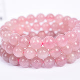 purple rose quartz brecelet