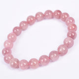 purple rose quartz brecelet