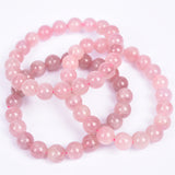 purple rose quartz brecelet