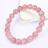 purple rose quartz brecelet