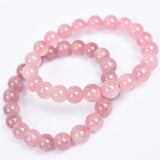 purple rose quartz brecelet