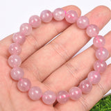 purple rose quartz brecelet