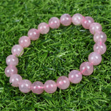purple rose quartz brecelet