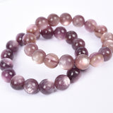 High quality purple lepidolite bracelet