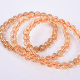 nature color faced citrine bracelet
