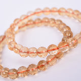 nature color faced citrine bracelet