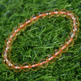 nature color faced citrine bracelet