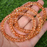 nature color faced citrine bracelet