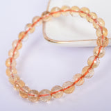nature color faced citrine bracelet