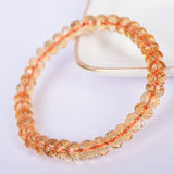 nature color faced citrine bracelet