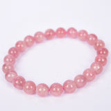 level AA rose quartz brecelet