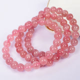 level AA rose quartz brecelet