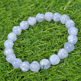 blue lace agate brecelet