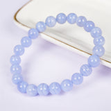 blue lace agate brecelet
