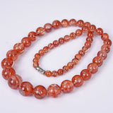 golden healer quartz brecelet and necklace