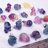 Mini size fluorite Animal carvings