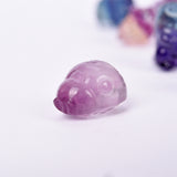 Mini size fluorite Animal carvings