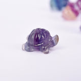 Mini size fluorite Animal carvings
