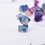 Mini size fluorite Animal carvings