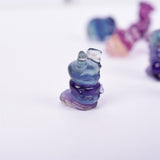 Mini size fluorite Animal carvings